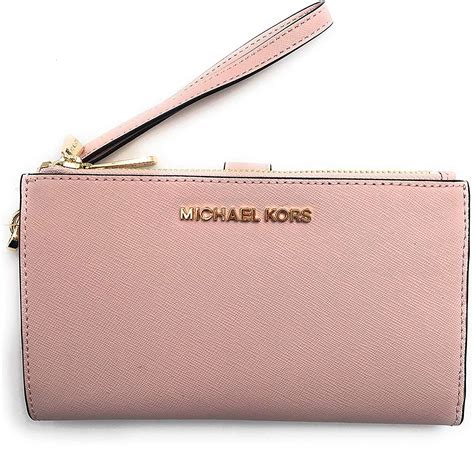 michael kors jet set travel wallet on a chain blossom|michael kors zippered wallet.